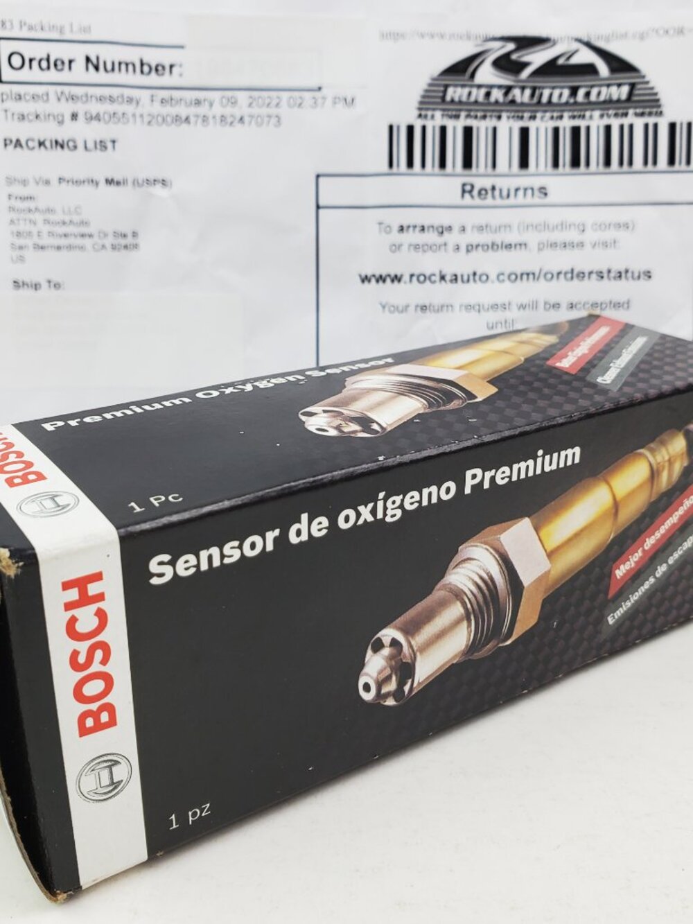 Bosch Oxygen Sensor 15669 O2 Downstream BMW X3 / Z4 NIB
